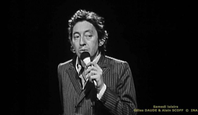 Serge Gainsbourg ivre dans Champs Elysées