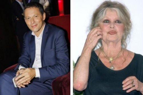 Brigitte Bardot et Marc-Olivier Fogiel