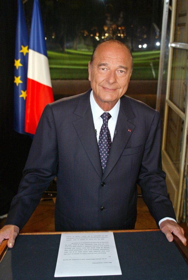 Jacques Chirac et son AVC