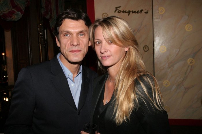 Marc Lavoine et sa femme de l'époque Sarah Poniatowski en 2006