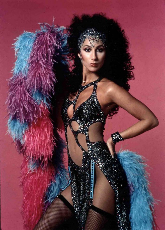 La chanteuse Cher en 1990