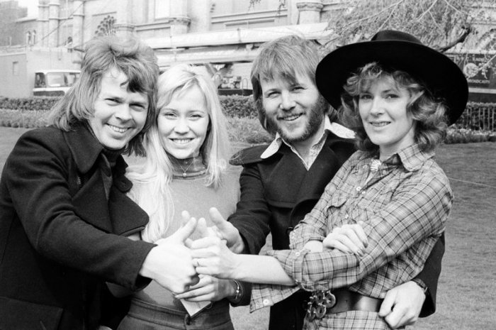 Le groupe ABBA en 1974