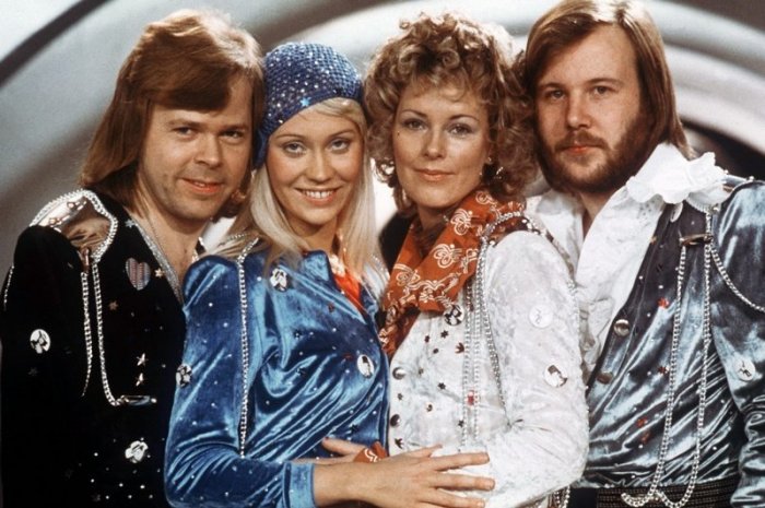 Le quatuor lauréat de l'Eurovision en 1974