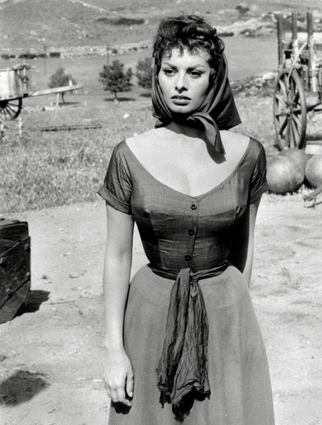 Sophia Loren dans "Orgueil et Passion" en 1957