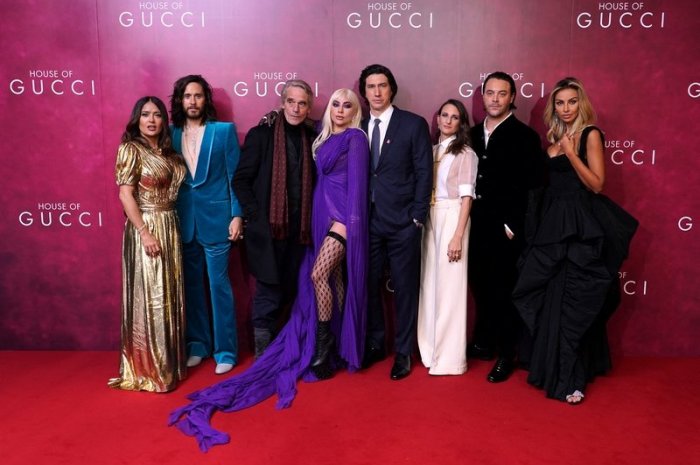 L'équipe du film House of Gucci sur le tapis rouge à Londres