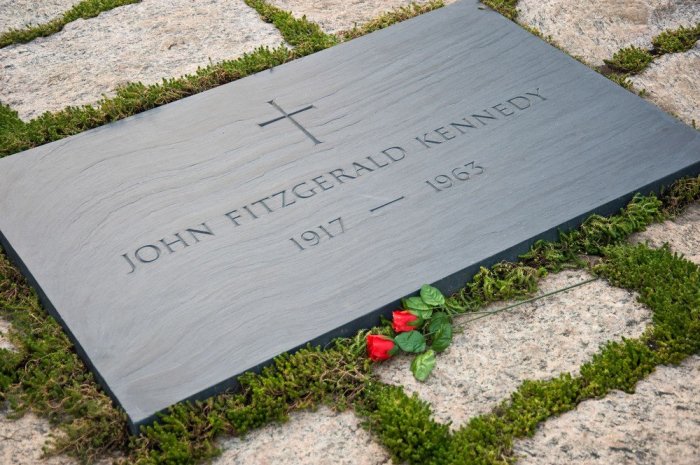 La tombe de John Fitzgerald Kennedy