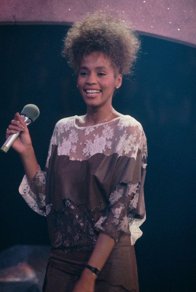 Whitney Houston à ses débuts de chanteuse