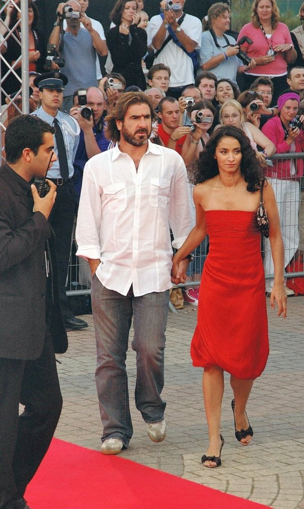 Rachida Brakni et Eric Cantona à Deauville en 2005