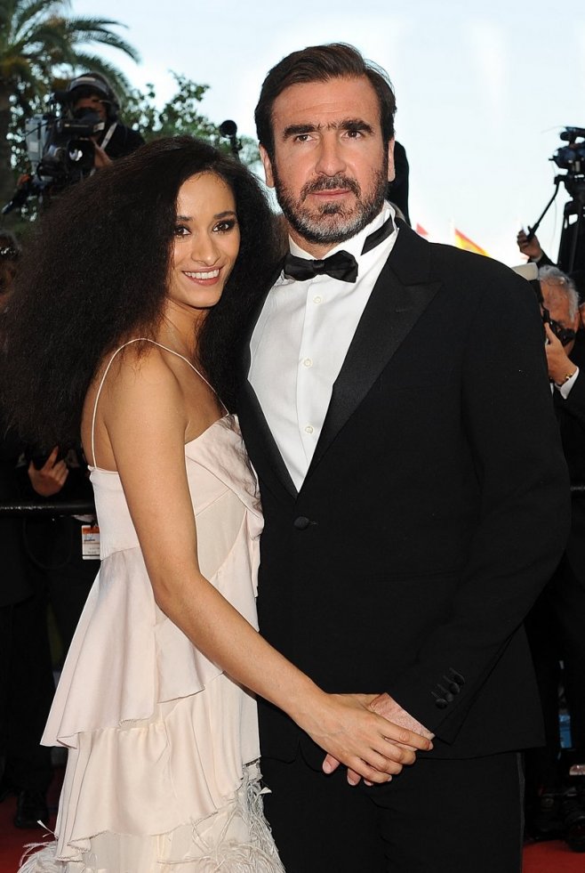 Rachida Brakni et Eric Cantona à Cannes en 2009
