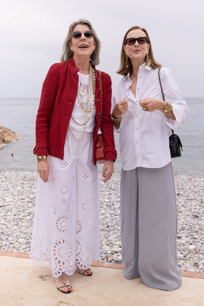 Caroline de Monaco et Carole Bouquet