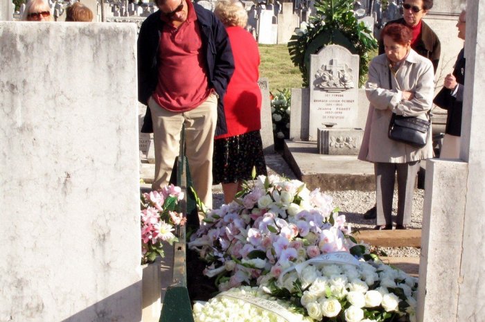 La tombe de Jacques Martin en 2007