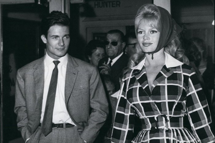 Brigitte Bardot et son époux Jacques Charrier en 1959