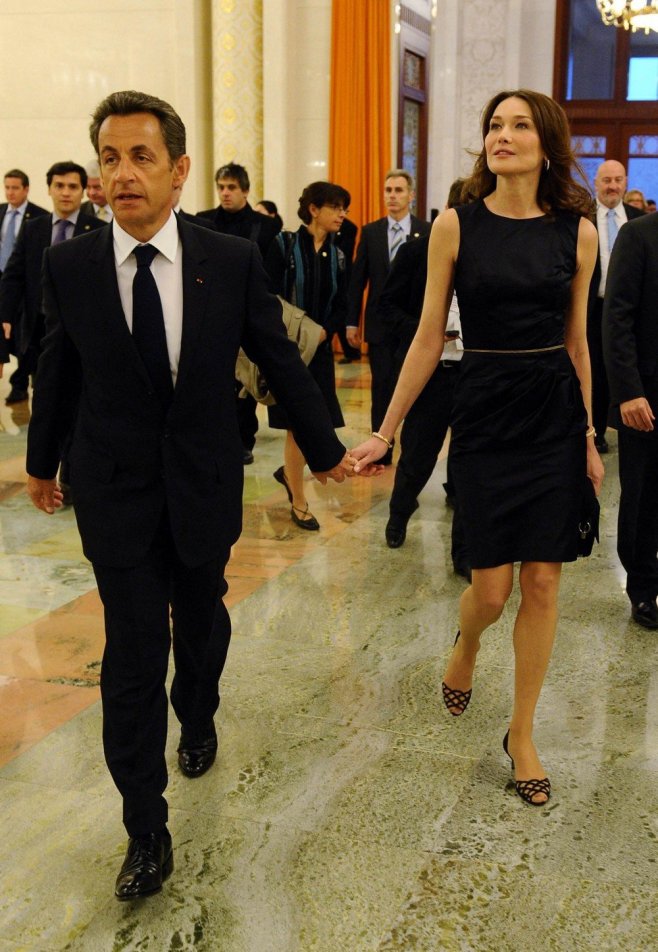 Carla Bruni et son époux en 2010
