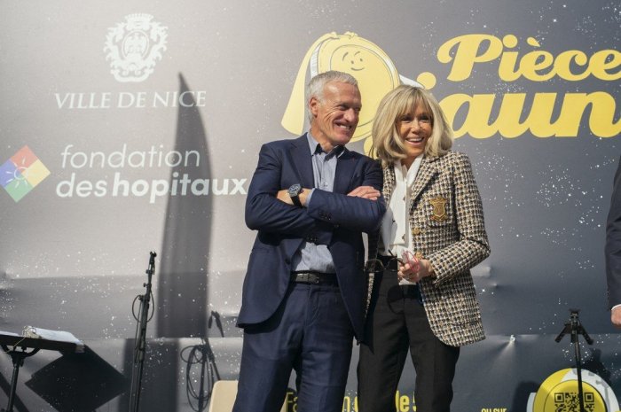 Brigitte Macron et Didier Deschamps