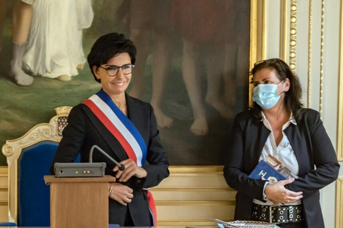 Rachida Dati en 2020, en tant que maire de la mairie du 7e arrondissement de Paris