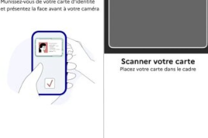 Etape 4 :  Scannez votre carte d'identité avec votre mobile