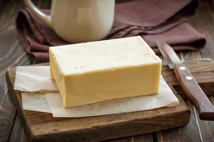 Le beurre, la margarine et la crème fraîche