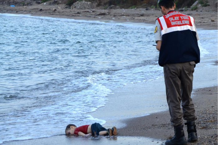 L'enfant syrien noyé sur une plage