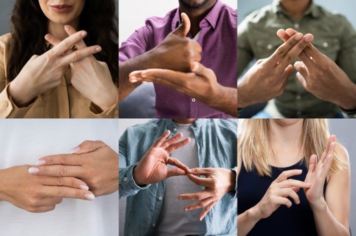 Le langage des signes 