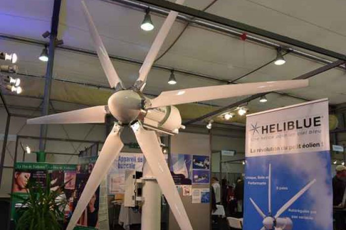 Grand Prix du Concours Lepine : l'Heliblue, l'éolienne a six pales de Christophe Martinez