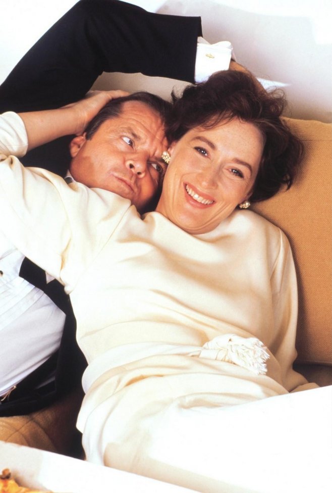 Les acteurs Meryl Streep et Jack Nicholson en 1985