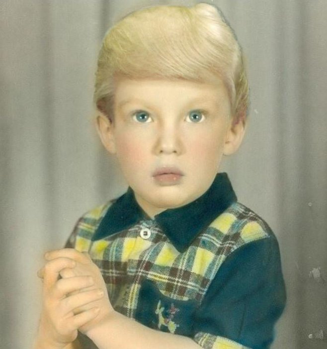 Donald, quatrième enfant de la famille Trump