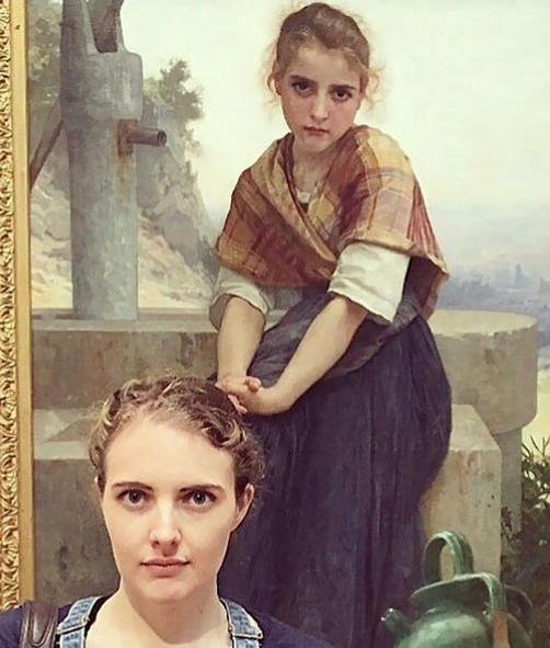 La jeune fille de La Cruche cassée peinte par William Bouguereau a également trouvé son sosie