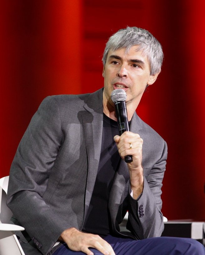 10. Larry Page, cofondateur de Google.