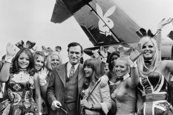 Hugh Hefner avait un gout prononcé pour le luxe, à l'image du jet privé Playboy