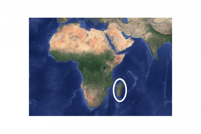 Quelle est cette terre au large de l'Afrique ? 