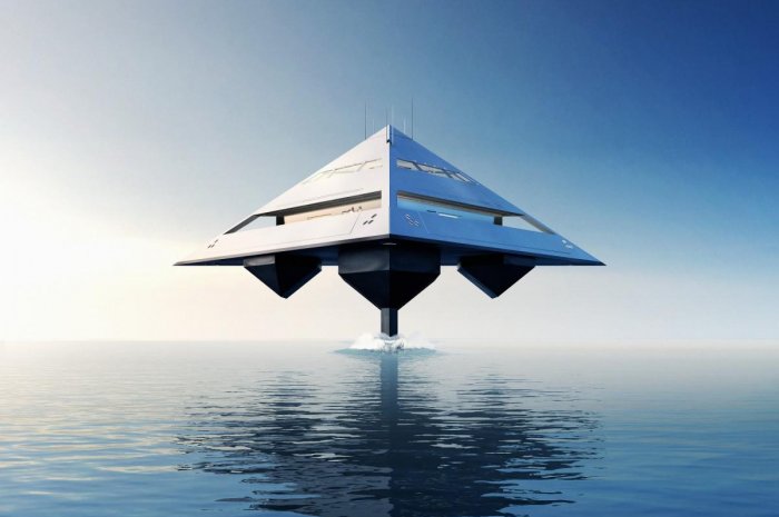 Le Tetrahedron Super Yacht