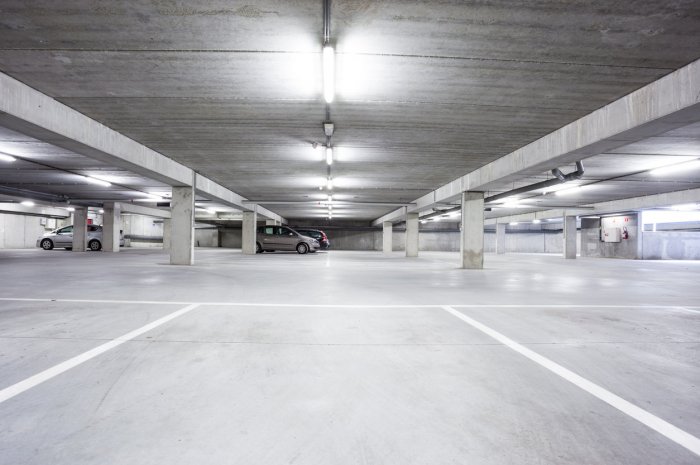 Un parking souterrain