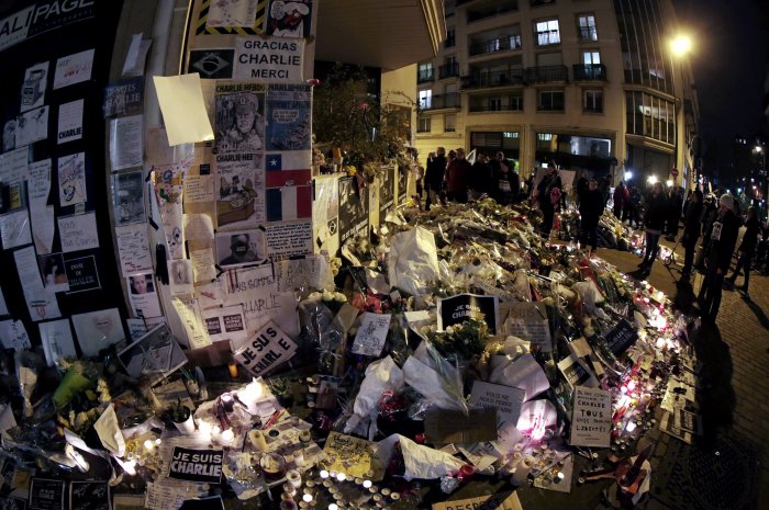 Hommage aux victimes de l’attentat de Charlie Hebdo