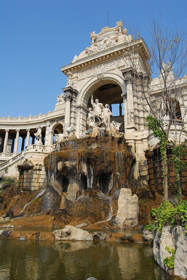 La fontaine du palais Longchamp, Marseille