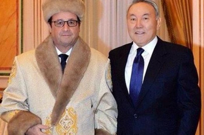 François Hollande et la chapka