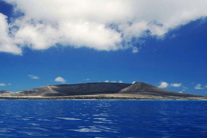 Vue de l'île née dans l'archipel des Tonga