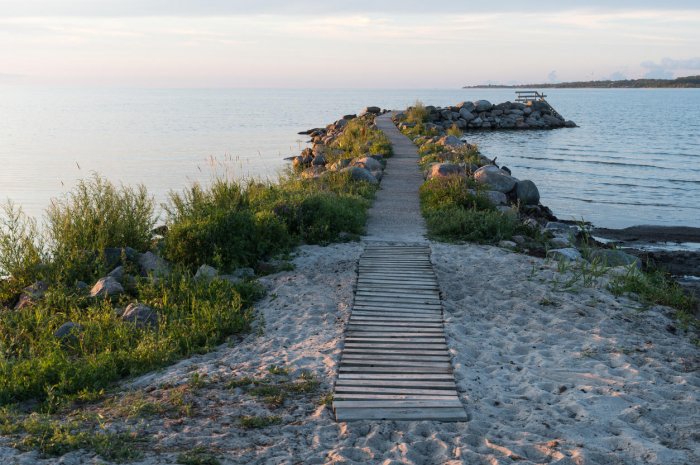 Les plages de Glasbruksudden-Nacka, Källtorp et Ågesta-Farsta à Stockholm (Suède)