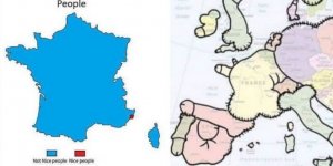 Humour : les cartes de France vues d'une manière drôle et insolite !