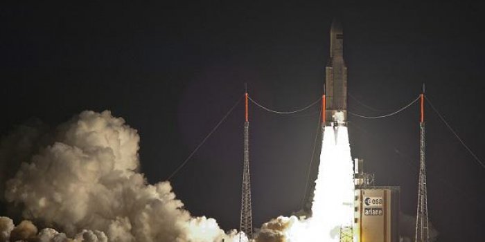 Ariane 5 : lancement réussi pour l'ultime mission européenne d'approvisionnement de l'ISS
