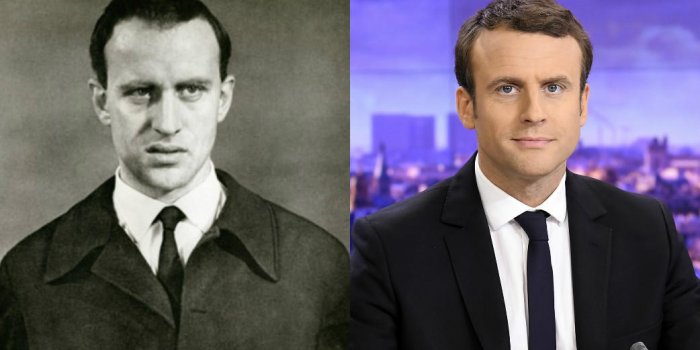 Emmanuel Macron est-il le sosie du célèbre écrivain Boris Vian ? 