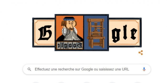 Gutemberg : pourquoi Google célèbre l'inventeur de l'imprimerie avec un Doodle ?