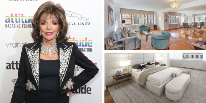 Joan Collins : l'actrice de &quot;Dynastie&quot; vend son sublime appartement new-yorkais