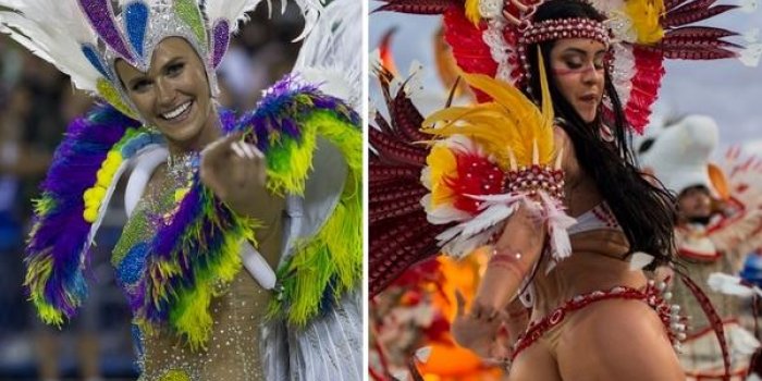 Samba, plumes et paillettes... Les plus belles photos du Carnaval de Rio 2018 !
