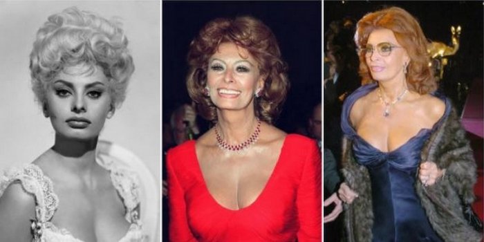 Sophia Loren : les clich&eacute;s glamours et sensuels de l'actrice de l&eacute;gende