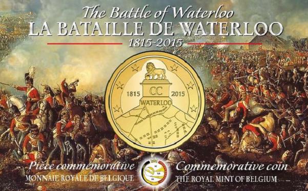 La Belgique frappe une pièce de 2,50 euros pour commémorer Waterloo