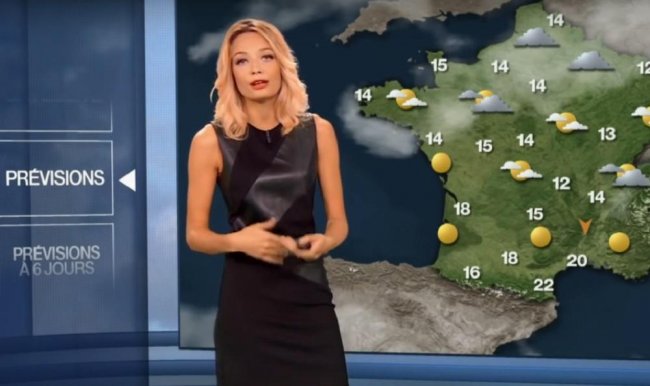 Gennifer Demey, Miss Aquitaine 2015, présente la météo sur M6
