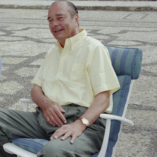 Des vacances naturistes pour Jacques Chirac
