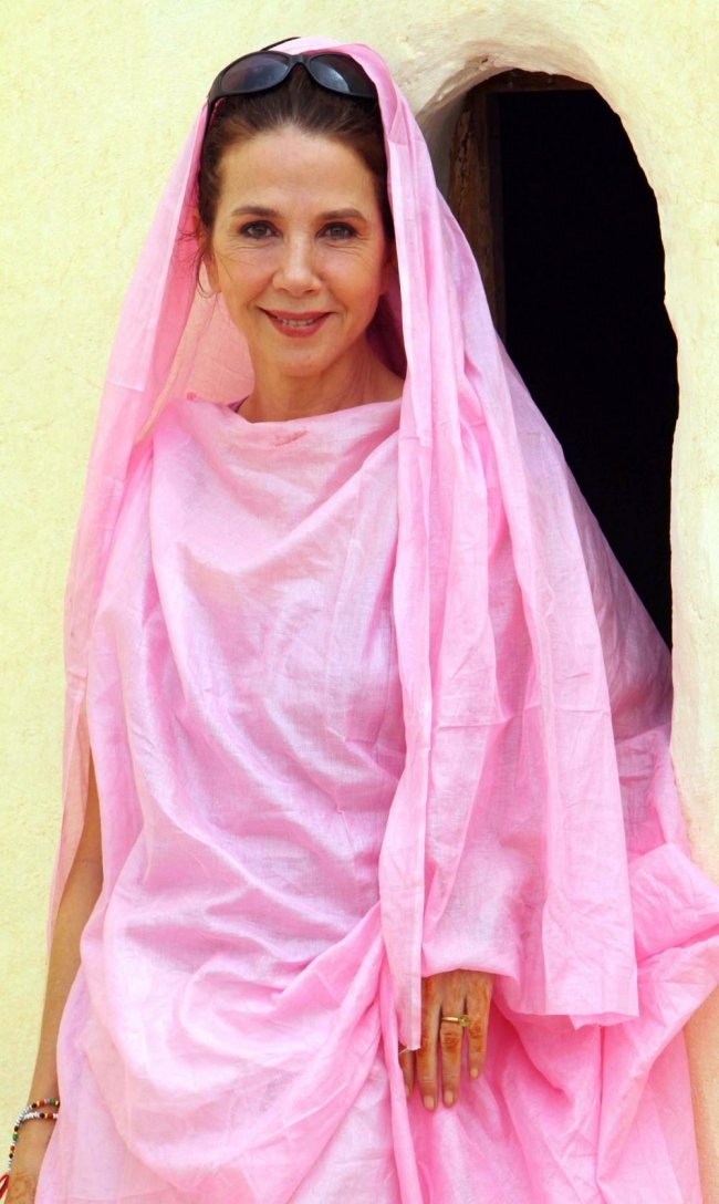 L'actrice Victoria Abril au Festival International du film du Sahara en 2010