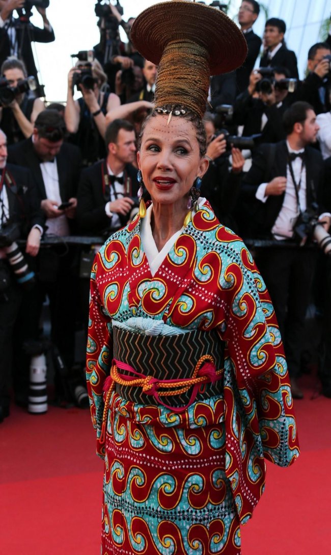 Victoria Abril au Festival de Cannes en mai 2017