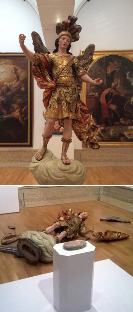 Au Portugal, un touriste détruit une statue du 18ème siècle en voulant prendre un selfie